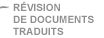 Rvision de documents traduits